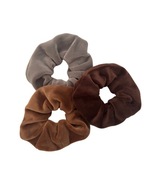 ZESTAW 3 X GUMKA DO WŁOSÓW SCRUNCHIE WELUROWA