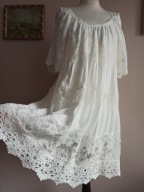 Lilie Rose SUKIENKA falbany koronki gipiura 38/40