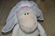 pluszak maskotka owca owieczka z welonem NICI 28 cm