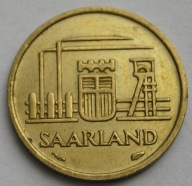 Saarland Saara 10 franken 1954