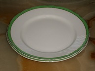 ROYAL CAULDON ENGLAND DUŻE TALERZE 2 SZT GREEN