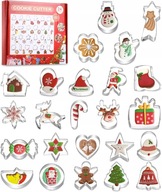 Foremki, wykrawacz do ciastek Boże Narodzenie MIX 24 sztuki