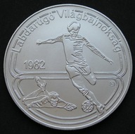 Węgry 100 forintów 1982 - MŚ Hiszpania - piłka nożna - stan menniczy