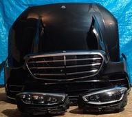 Mercedes W223 S-Klasa AMG kompletny przód zderzak maska lampy błotniki pas