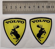 Naklejka wypukła 3D Szalony Łoś Volvo