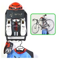 Ścienny Uchwyt na rower PREMIUM stalowy HD1 szosowy triathlonowy gravel MTB