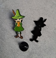 Pin przypinka broszka Włóczykij muminki dolina Muminków