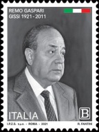 Włochy 2021 Znaczek 4324 ** Gaspari polityk prawnik