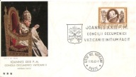 WATYKAN POSTE VATICANE -koperta FDC -1962 rok