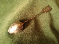 Stara srebrna łyżeczka "strzała" Carska Rosja 84