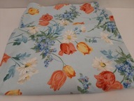 TKANINA MATERIAŁ ANGIELSKA VINTAGE TULIPANY