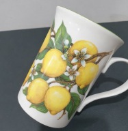 Angielski kubek Crown Trent Lemon (cytryna) Fine Bone China England