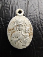 Stary przedwojenny medalik / szkaplerznej