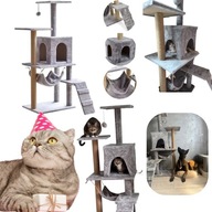 DRAPAK DLA KOTA SLUPEK LEGOWISKO DUZY DLA DUZEGO KOTA 125 CM WYSOKI WIEZA