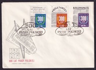 1961 300 lat prasy polskiej FDC Fi 1074-76