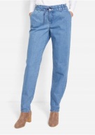 Tanio!_NOWE 229zł WYSZCZUPLAJĄCE jeansy J.Baner_WYSOKI STAN_99% baweł 48/50