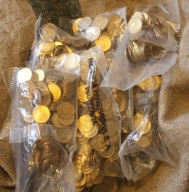 1 gr grosz 1998 WORECZEK BANKOWY 100 SZTUK MONET PO 1 gr - 10 SZTUK WORECZ