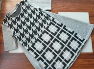 Max Mara kobieca sukienka we wzory wełna 38