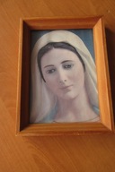 ŁADNY OBRAZEK Z RAMĄ RELIGIJNY