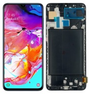 WYŚWIETLACZ EKRAN LCD SAMSUNG GALAXY A70 RAMKA