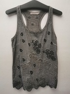 TOP KOSZULKA BLUZKA Gustav DENMARK S/M CEKINY ORYG