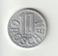 Austria 10 Groschen 1962