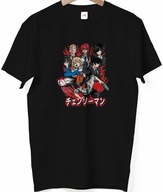 PREZENT MANGA CHAINSAW MAN T-SHIRT MĘSKA ANIME KOSZULKA BAWEŁNA