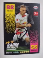 Karta topps mach attax autograf Bundesliga RB Leipzig David Raum