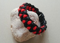 BRANSOLETKA PARACORD DRAGON EYES bushcraft outdoor survival camp EDC 21cm