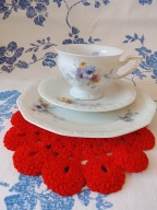 Trio zestaw śniadaniowy filiżanka Rosenthal Maria Belvedere