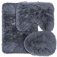 DYWANIK ŁAZIENKOWY ZESTAW 3w1 szybkoschnący do łazienki antypoślizgowy