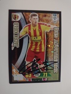 Karta panini autograf Korona sezon 17/18 Jacek Kiełb Zmieniający Grę