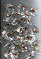 Odznaka towarzyska Niemcy-Argentyna.Flagi. 45 sztuk