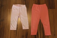 legginsy długie + 3/4 zestaw 86 92 lato gwiazdki