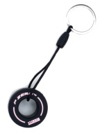 Brelok do kluczy Opona Pirelli P ZERO - Mini Opona F1 BIAŁA