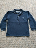 Bluzka chłopięca polo granatowa dł. rękaw H&M