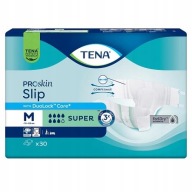 Pieluchomajtki z rzepami TENA Slip ProSkin Super DuoLock M 30 sztuk