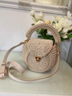 Ręcznie robiona na szydełku torebka damska,unikat, handmade