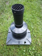 Daszek parasol na wkład kominowy Fi 80 tworzywo sztuczne USZKODZONY