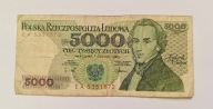 5000 ZŁOTYCH 1982 seria EA 535...