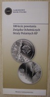 FOLDER NBP DO 10 ZŁ 2021 100 LECIE POWSTANIA ZWIĄZKU STRAŻY POŻARNYCH RP