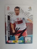 Karta panini autograf Polska Euro 2012 Jakub Wawrzyniak