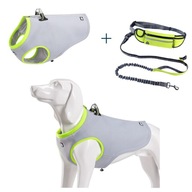 KAMIZELKA CHŁODZĄCA DLA PSA + SMYCZ DO BIEGANIA