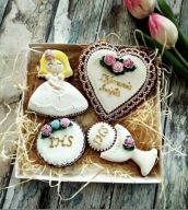 Pierniki, pierniczki podziękowania Pierwsza Komunia Święta