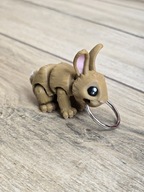 Breloczek Królik 3d - Brelok Druk3d fidget Keychain mixGadzet