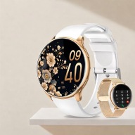 Smartwatch Lazird damski zegarek EKG AMOLED ciśnieniomierz oksymetr złoty