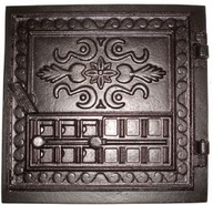 Drzwiczki żeliwne do pieca , grilla z regulacją