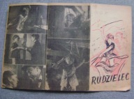 RUDZIELEC -film prod. francuskiej -program kinowy -lata 40-te