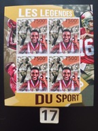 Sport , lekkoatletyka , Carl Lewis , Burundi MNH cięty