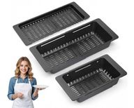 OCIEKACZ DO NACZYŃ NA ZLEW REGULOWANY ORGANIZER TELESKOPOWY KOSZYK SUSZARKA